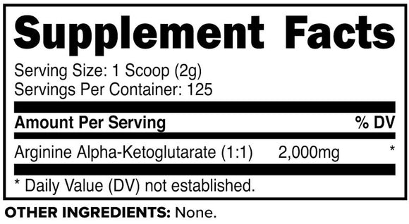 Primaforce Arginine AKG 125 servings|Muscle Pumps|Mass For Life|