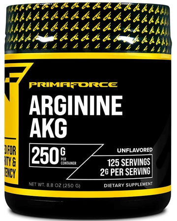 Primaforce Arginine AKG 125 servings|Muscle Pumps|Mass For Life|