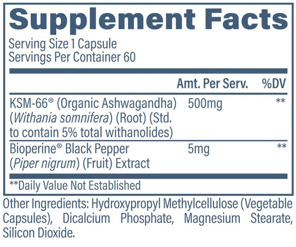 Revive Ashwagandha KSM-66 60 Veg Caps|Stress Aid|Mass For Life|