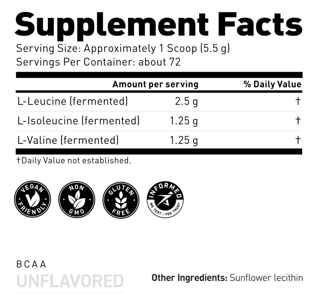 KAGED BCAA 2:1:1 Powder 72 Servings
