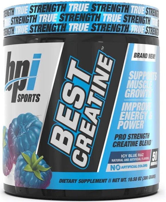 BPI Sports Best Creatine Snow Cone Flavor 50 servings (Copy)|Creatine|Mass For Life|