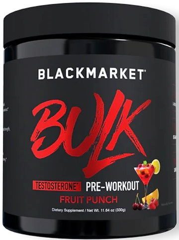 BlackMarket Labs Bulk Test - Strength  Pre-Workout|Pre-Workout|Mass For Life|