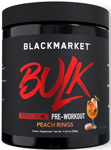 BlackMarket Labs Bulk Test - Strength  Pre-Workout|Pre-Workout|Mass For Life|
