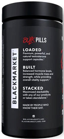 BlackMarket Bulk Pills 120 Capsules|Test Booster|Mass For Life|