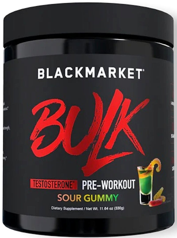 BlackMarket Labs Bulk|Pre-Workout|Mass For Life|