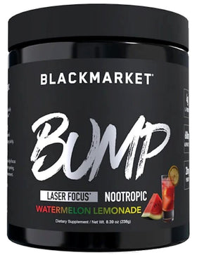 BlackMarket BUMP Nootropic Pre-Workout|Pre-Workout|Mass For Life|