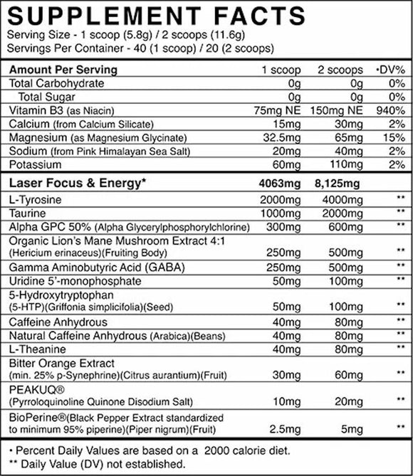 BlackMarket BUMP Nootropic Pre-Workout|Pre-Workout|Mass For Life|