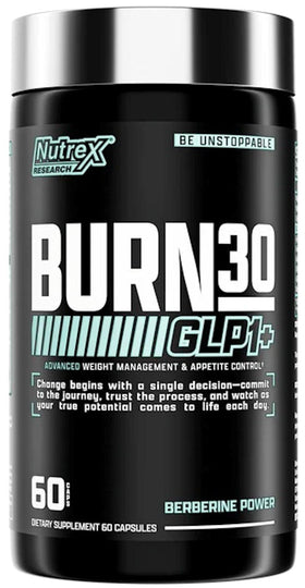Nutrex Burn30 GLP1 60 Caps|Fat Burner|Mass For Life|