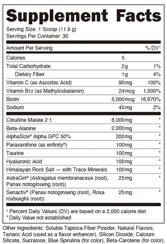 Buck Up Babe Pre Workout powder for Women Fruit Punch|Pre Workout|Mass For Life|