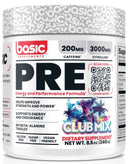 Basic Supplements Pre Workout Energy and Performance Formula|Pre Workout|Mass For Life|