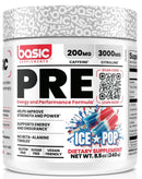 Basic Supplements Pre Workout Energy and Performance Formula|Pre Workout|Mass For Life|