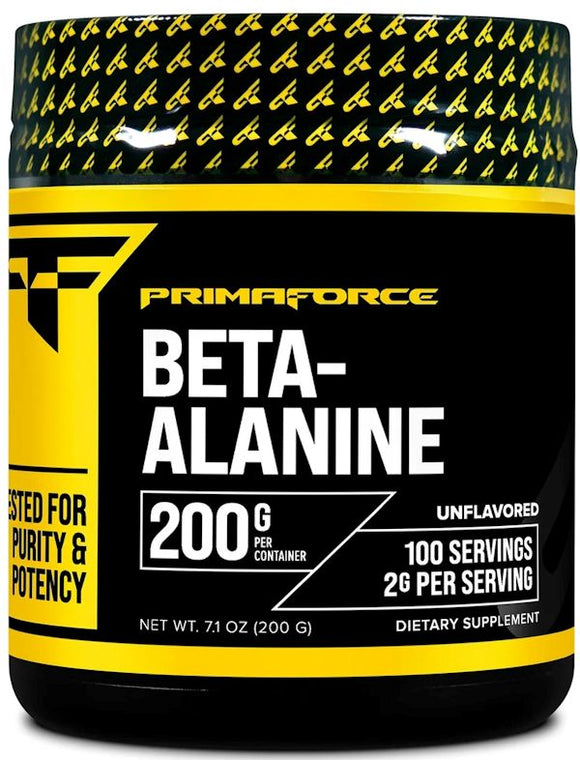 PrimaForce Beta Alanine 200gms 100 servings|Muscle Pumps|Mass For Life|