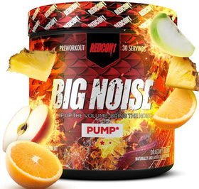 RedCon1 Big Noise Non Stim Pre-Workout 30 servings|Muscle Pumps|Mass For Life|