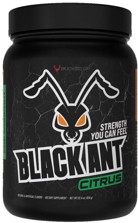 Bucked Up Black Ants Pre-Workout High Stim Citrus|Pre Workout|Mass For Life|