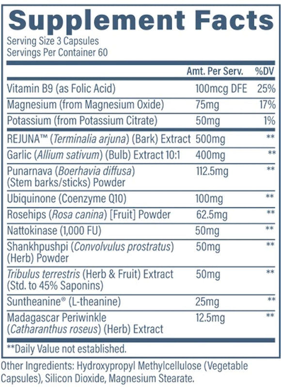 Revive Blood Pressure 120 Veg Capsules|Blood Pressure|Mass For Life|