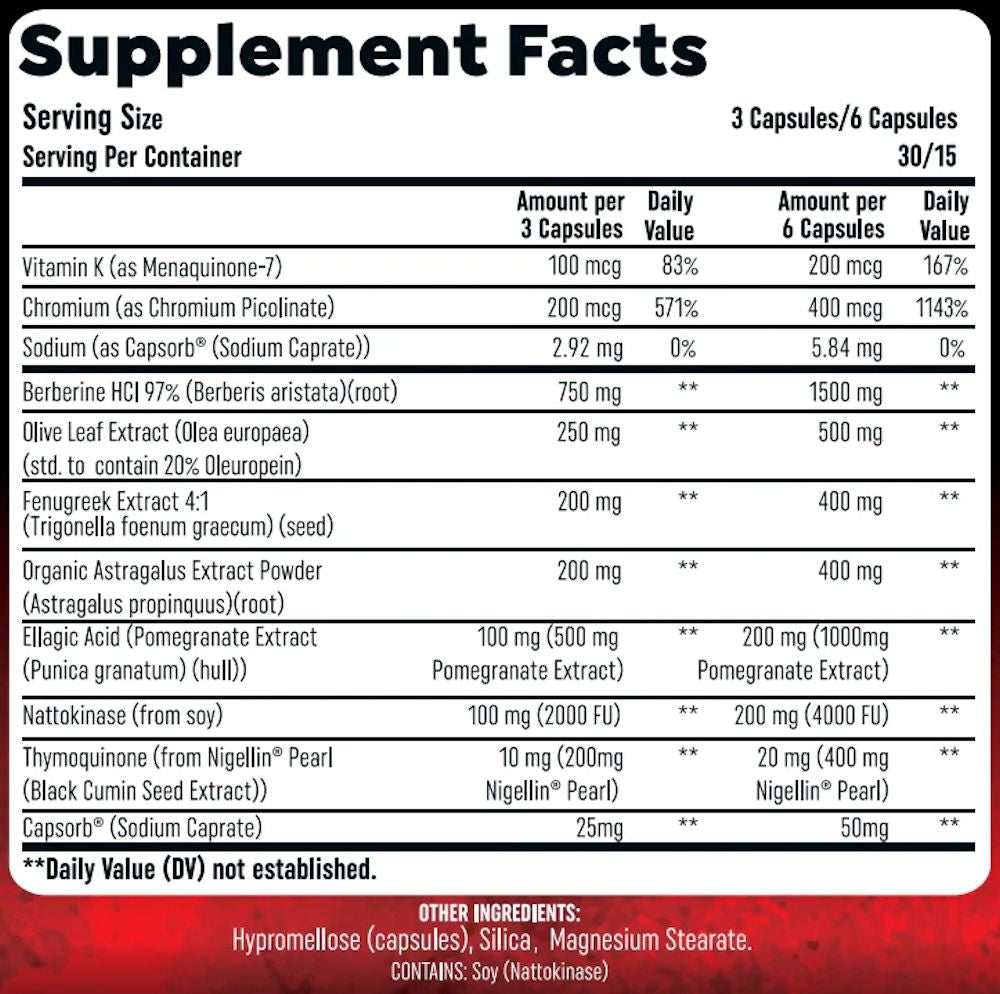 HTLT Supps Bloodwork 90 Capsules|Heart Health|Mass For Life|