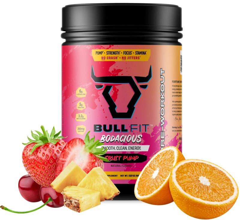 BullFit Bodacious Pre-Workout|Mass For Life|Pre Workout