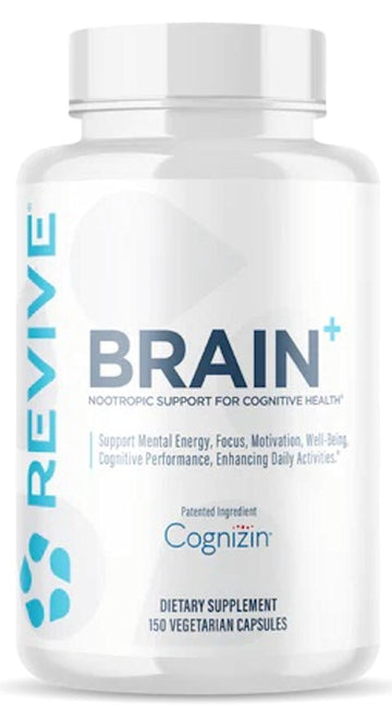 Revive Brain+ Focus Support 150 Vegetarian Capsules|Focus|Mass For Life|