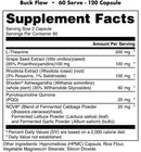 Bucked Up Flow, Pre-Workout Non-Stim Capules|Pre Workout|Mass For Life|