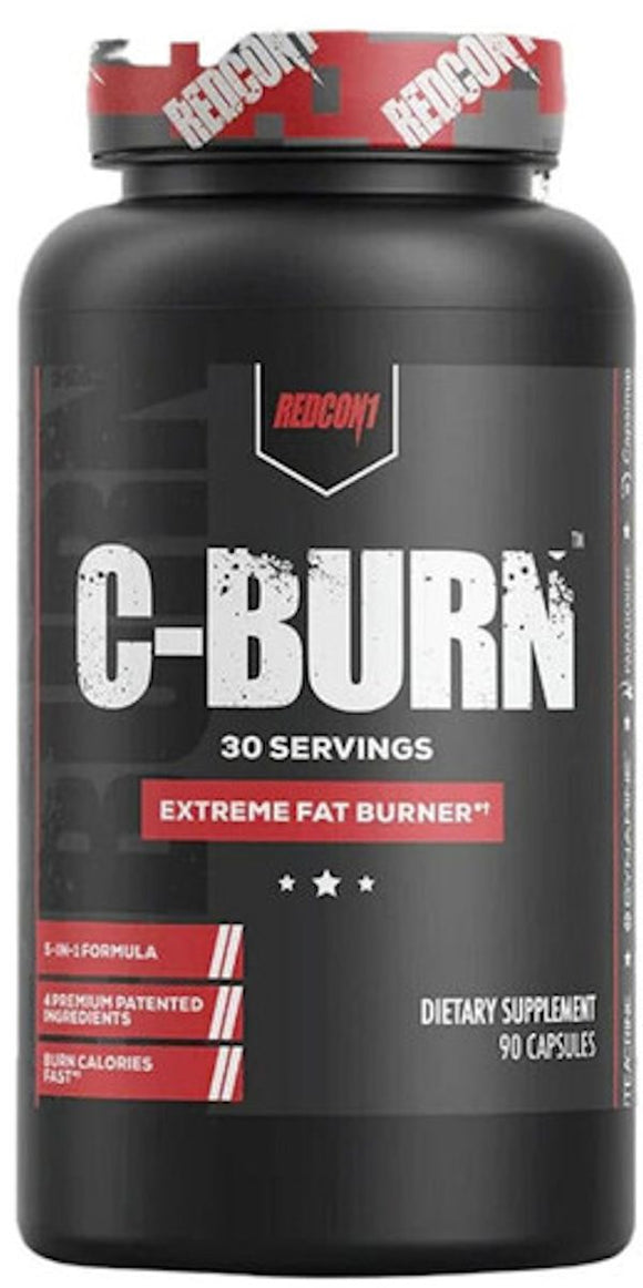 Redcon1 C-Burn Extreme Fat Burner 90 Caps|Fat Burner|Mass For Life|