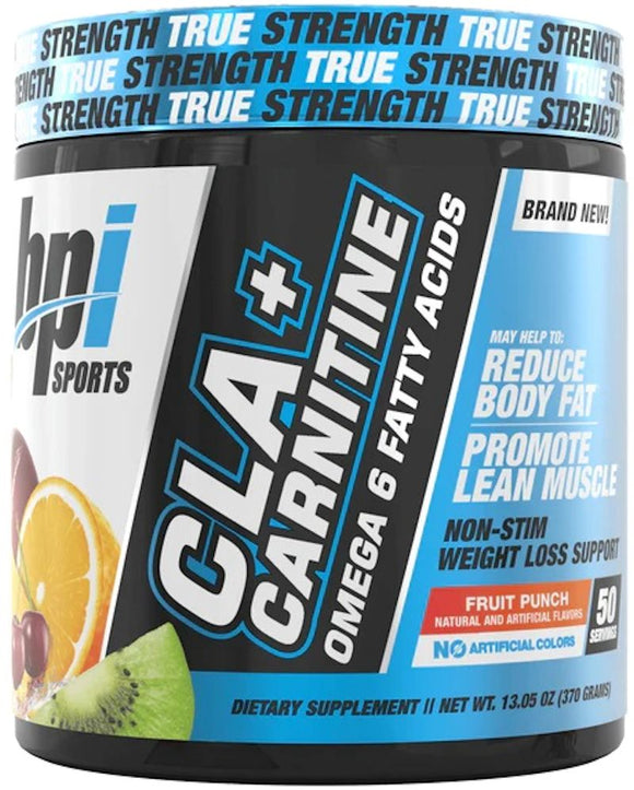 BPI Sports CLA + Carnitine Fat Burner Snow Cone 50 Servings|Fat Burner|Mass For Life|