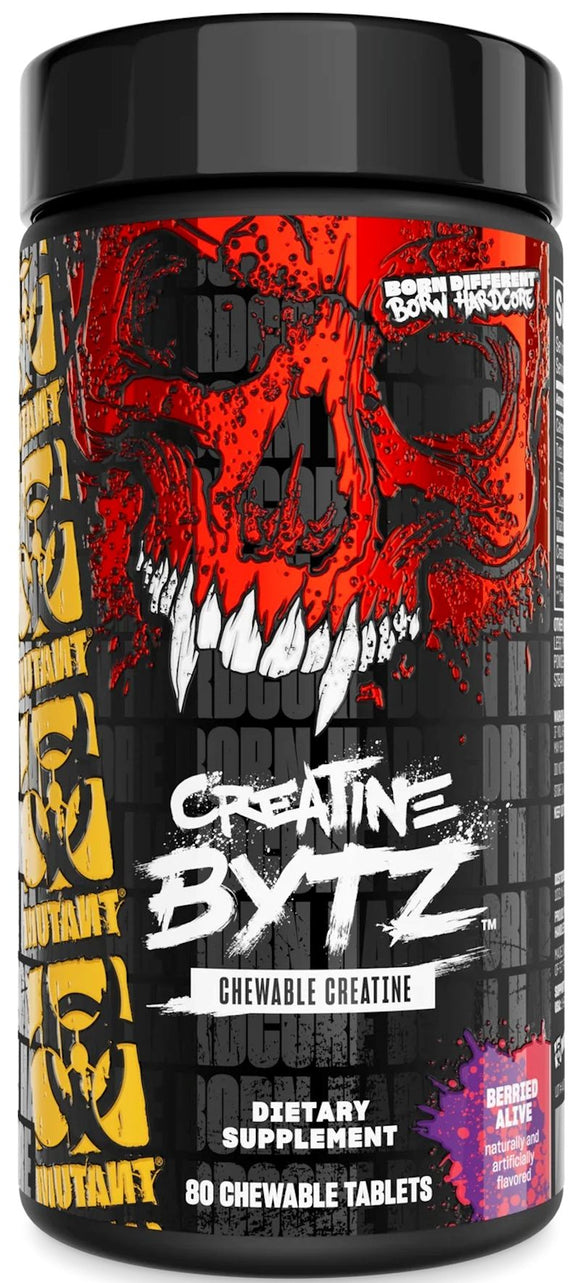MUTANT Creatine Bytz – Sugar Free Chewable Creatine Tablets (Copy)|Creatine|Mass For Life|