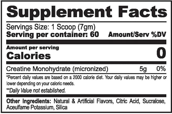 Metabolic Nutrition CreatinePLUS 60 Servings|Creatine|Mass For Life|