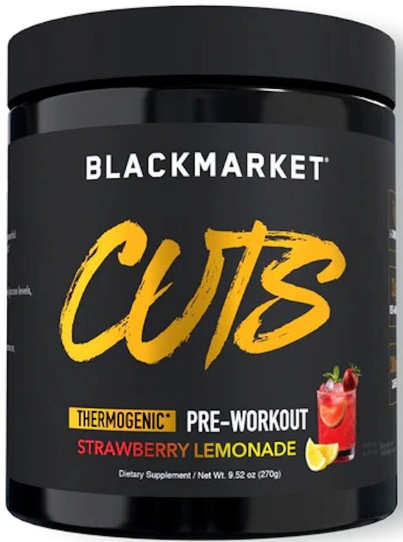 BlackMarket Labs CUTS Pre Workout|Pre Workout|Mass For Life|