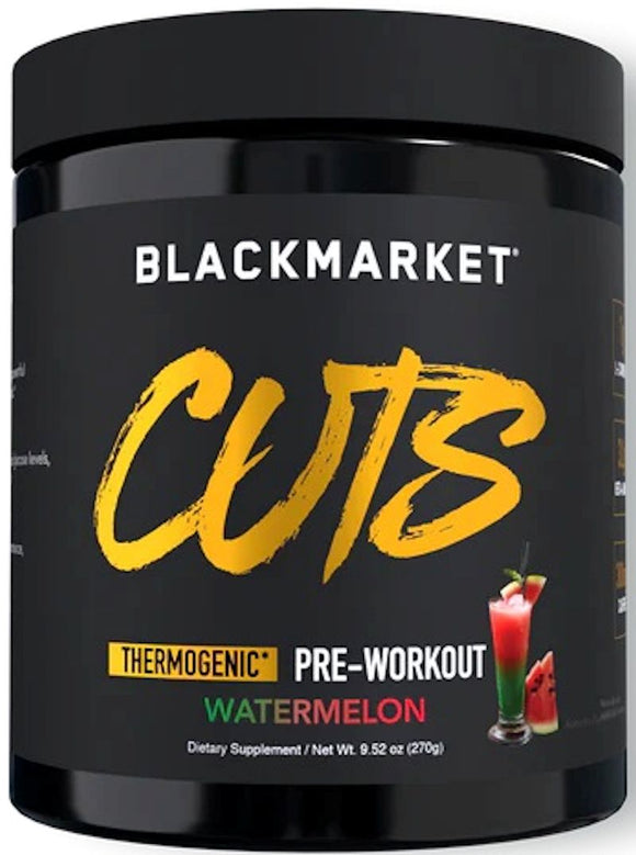 BlackMarket Labs CUTS Pre Workout|Pre Workout|Mass For Life|