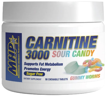 MHP Carnitine 3000 Sour Candy Chews Fat Burner|Fat Burner|Mass For Life|