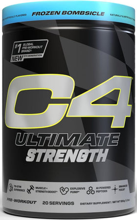 Cellucor C4 Ultimate Strength|Pre-Workout|Mass For Life|