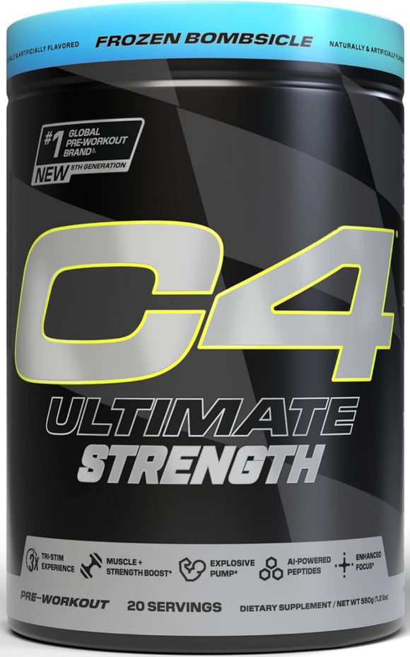 Cellucor C4 Ultimate Strength|Pre-Workout|Mass For Life|