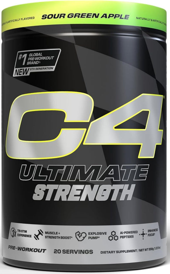 Cellucor C4 Ultimate Strength|Pre-Workout|Mass For Life|
