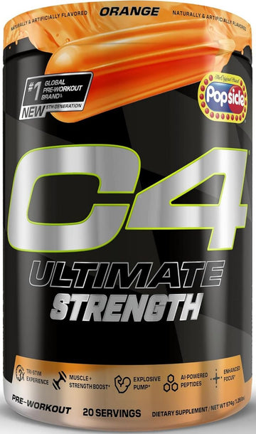 Cellucor C4 Ultimate Strength|Pre-Workout|Mass For Life|