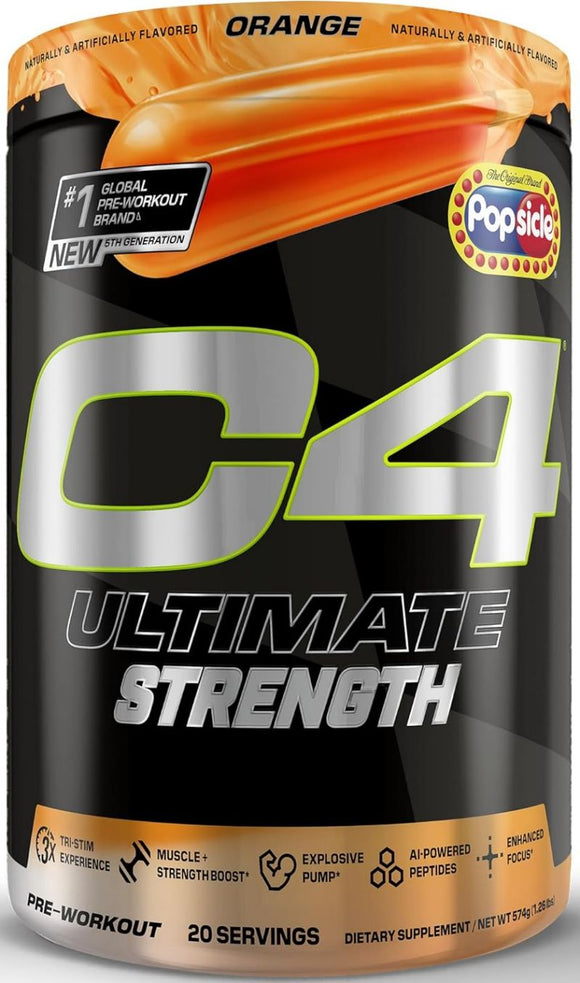 Cellucor C4 Ultimate Strength|Pre-Workout|Mass For Life|