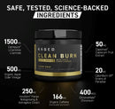 KAGED Clean Burn Elite Powder|Fat Burner|Mass For Life|