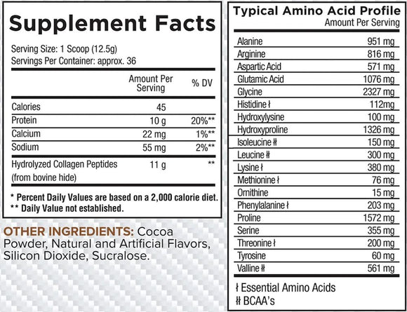 Core Nutritionals Collagen Joint, Hair, Skin 36 Servings