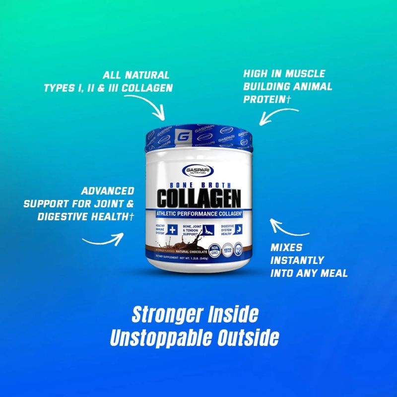 Gaspari Nutrition Bone Broth Collagen Joint Health