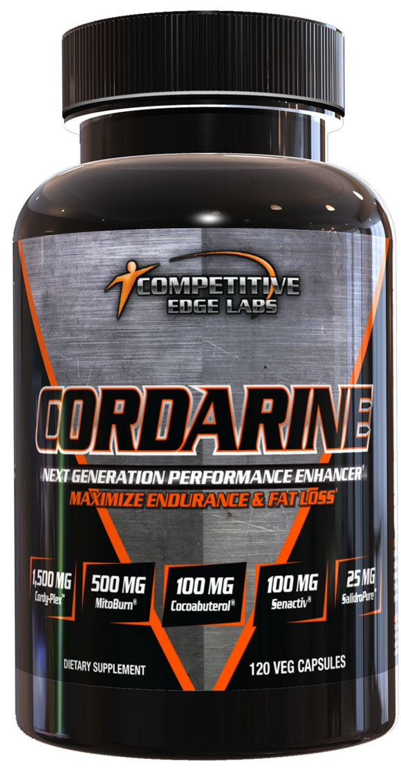 Competitive Edge Labs Cordarine 120 Caps|Test Booster|Mass For Life|