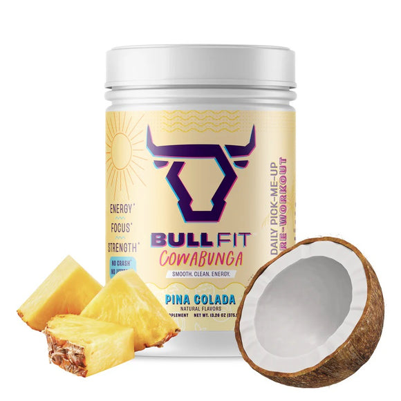 Bullfit Cowabunga 30 Servings Pre-Workout -Pina Colada (Copy)|Pre Workout|Mass For Life|