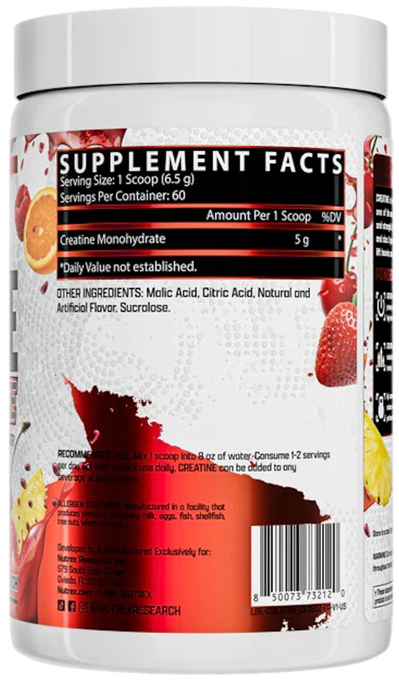 Nutrex Creatine Monohydrate Strawberry Watermelon|Creatine|Mass For Life|