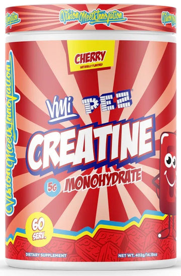VMI Sports Creatine Flavored Peach Mango Rings|Creatine|Mass For Life|