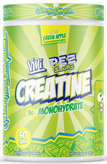 VMI Sports Creatine Flavored Peach Mango Rings|Creatine|Mass For Life|