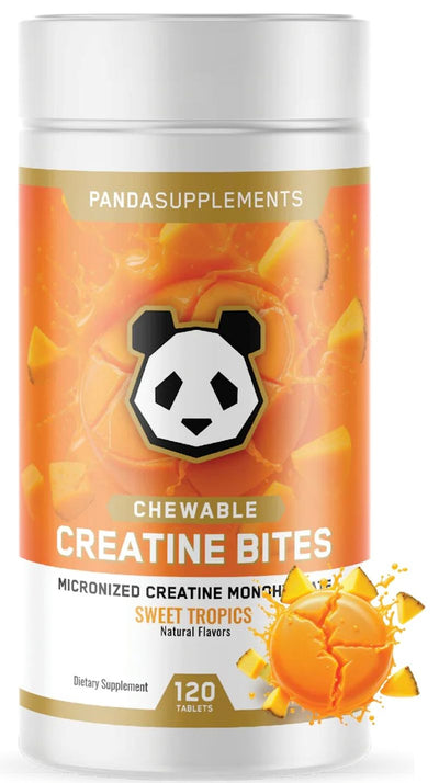 Panda Supps - Creatine Bites (Chewable Candy)|Creatine|Mass For Life|