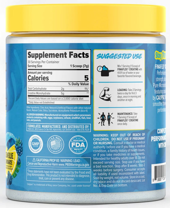 Finaflex Creatine Calypso|Creatine|Mass For Life|