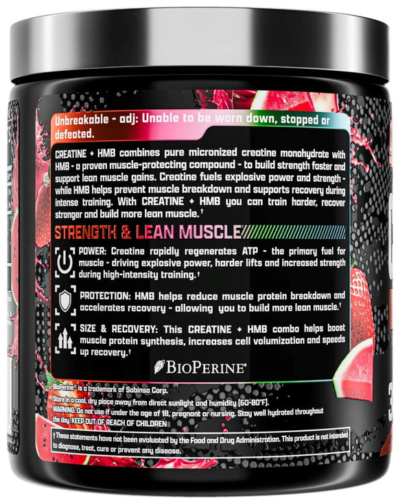 Nutrex Creatine+ HMB, Strength and Muscles|Creatine|Mass For Life|