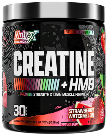 Nutrex Creatine+ HMB, Strength and Muscles|Creatine|Mass For Life|