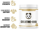 Panda Creatine + HMB Pre-Workout|Pre Workout|Mass For Life|
