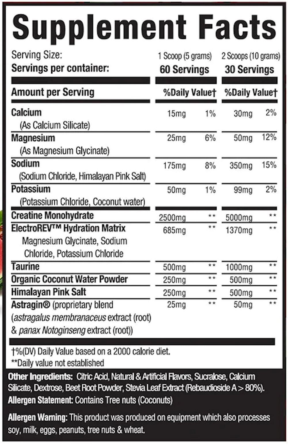 Musclesport Creatine+Hydration Strawberry Watermelon|Creatine|Mass For Life|