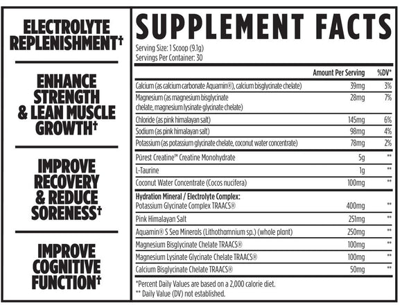 VMI Sports Creatine + Hydration | Muscle Fuel 30 Servings